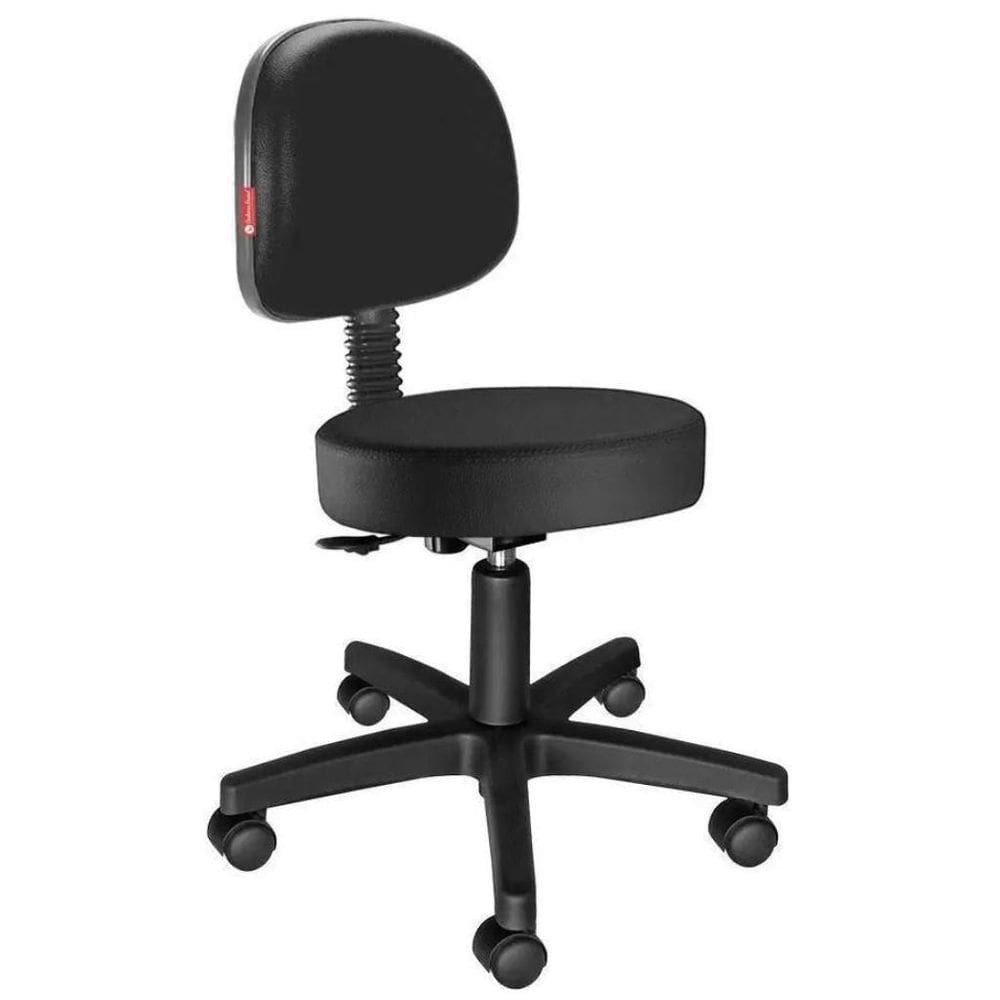 Cadeira Mocho Preto Estética Odontologia Secretaria Renaflex