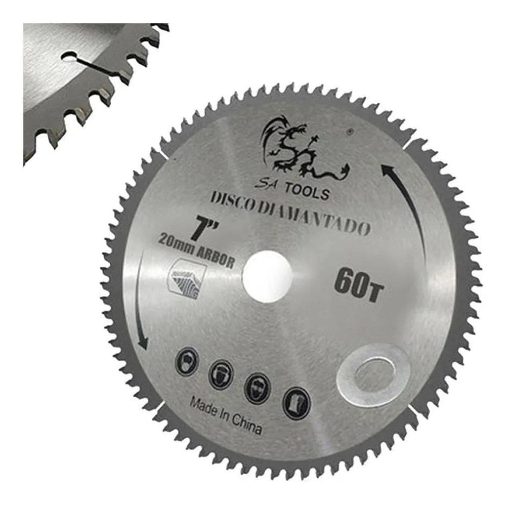 Disco De Serra Para Madeira E Mdf 7 Pol 60 Dentes Sa Tools