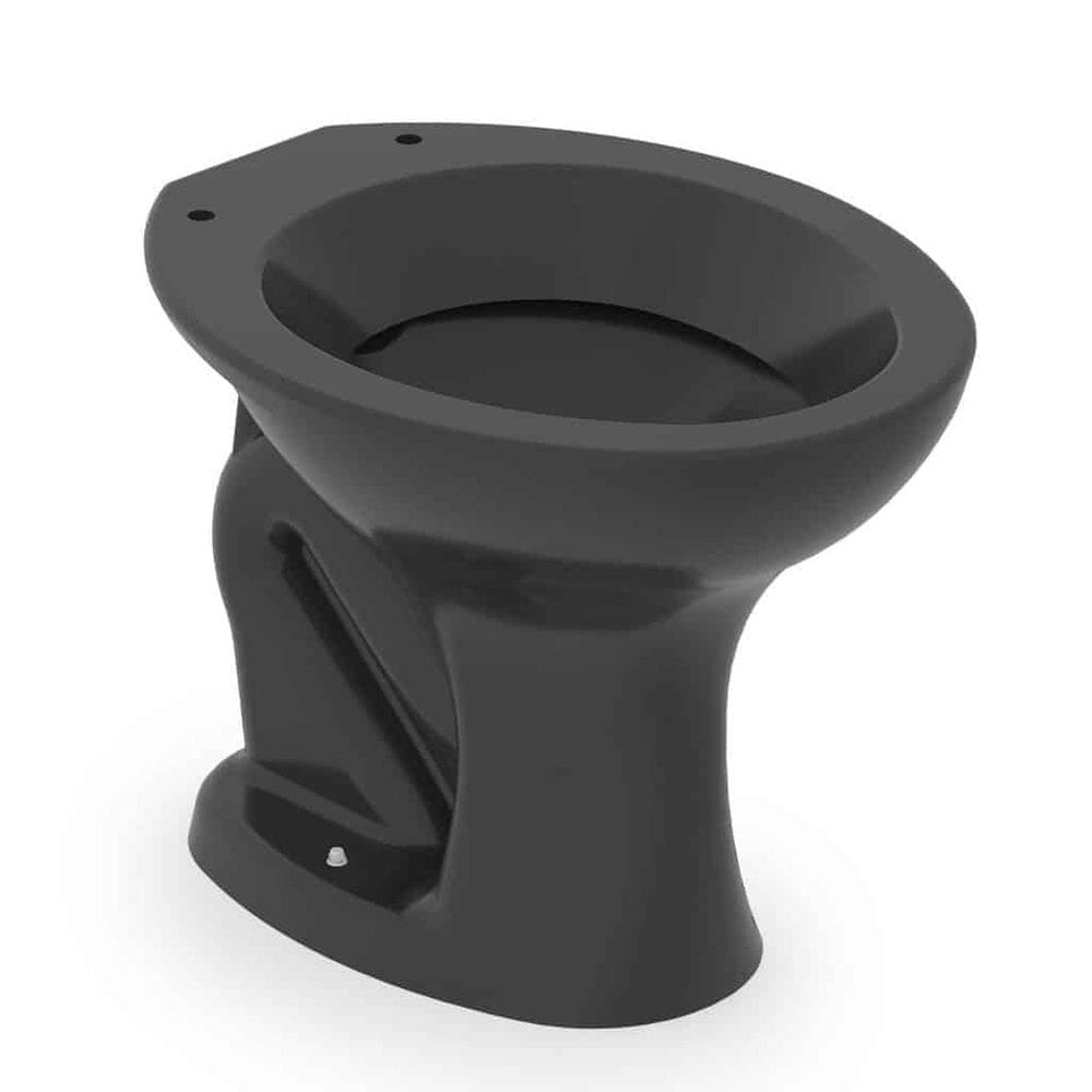 Bacia Convencional Preto Brilhante Celite Modelo Saveiro