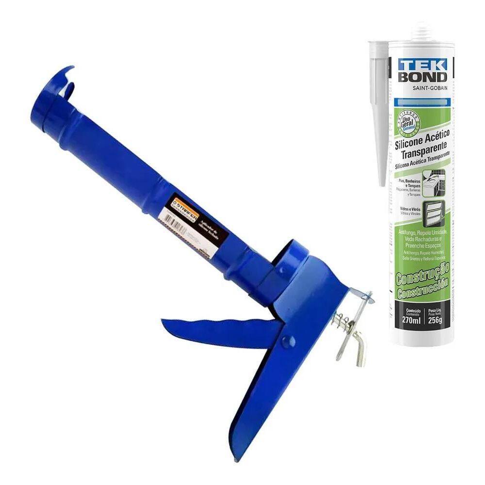 2X 1 Veda Infiltração Box Tanque Pia Silicone + Aplicador