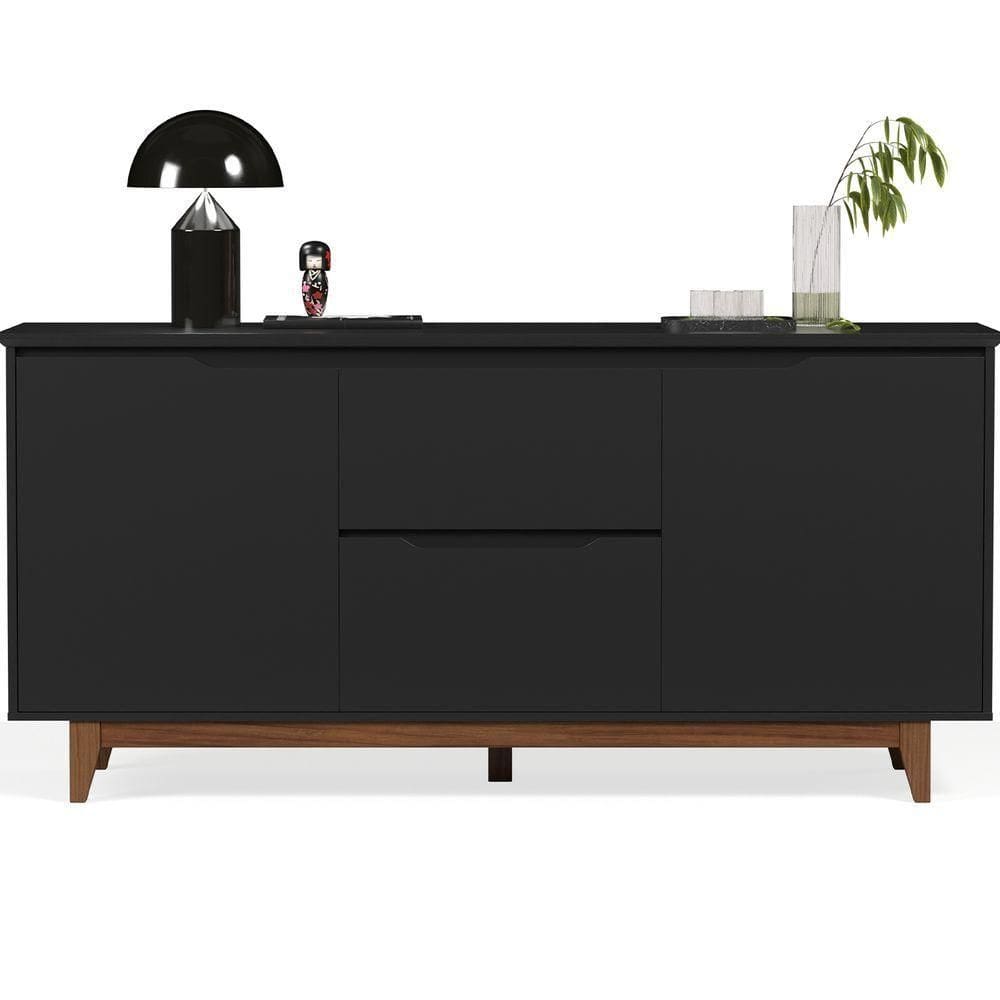 Buffet 2 Portas Flow Preto