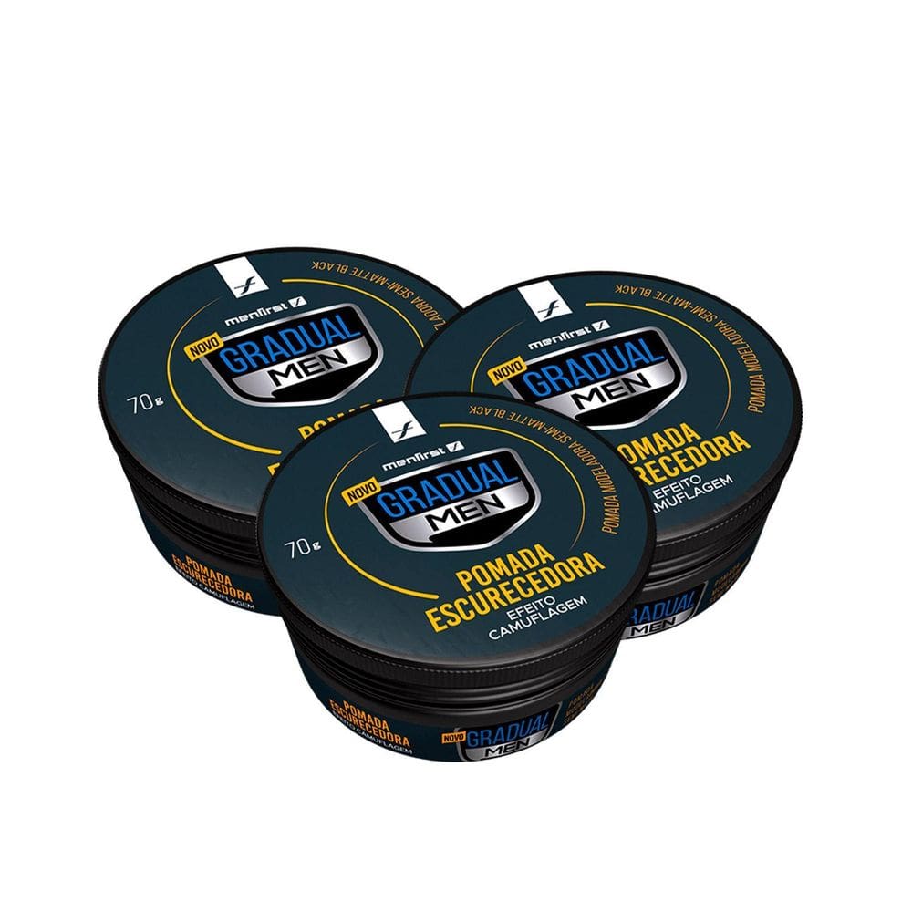 Pomada Escurecedora De Cabelo E Barba 3X Menfirst