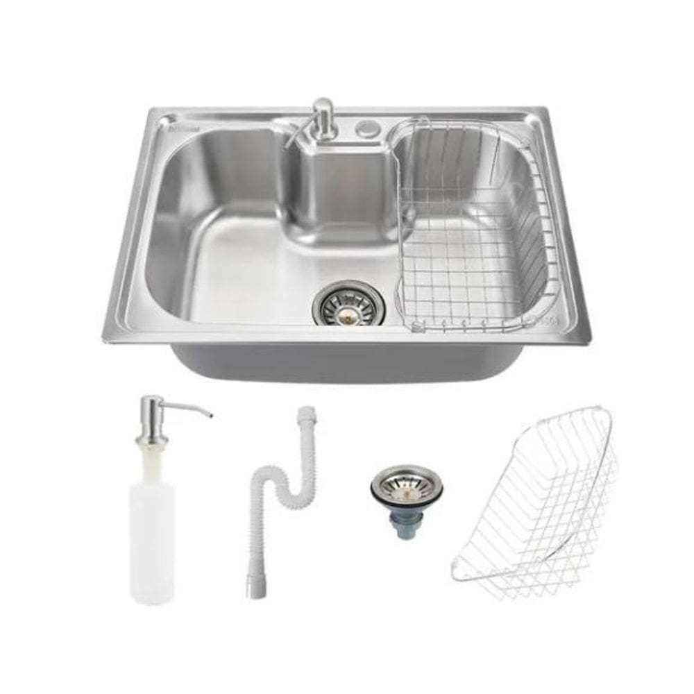 Cuba Cozinha Pia Gourmet Aço Inox Luxo Acessórios 60X42Cm
