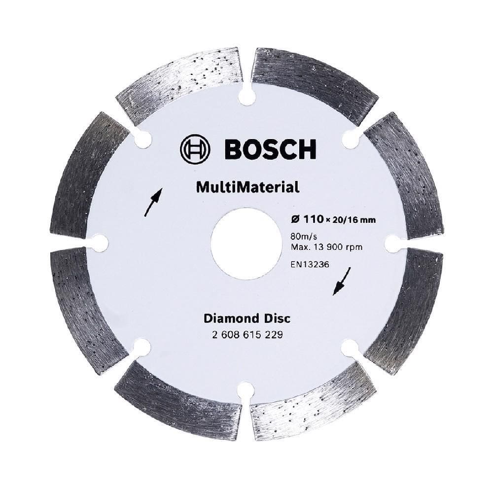 Disco Diamantado Multimaterial Segmentado 110Mm - Bosch