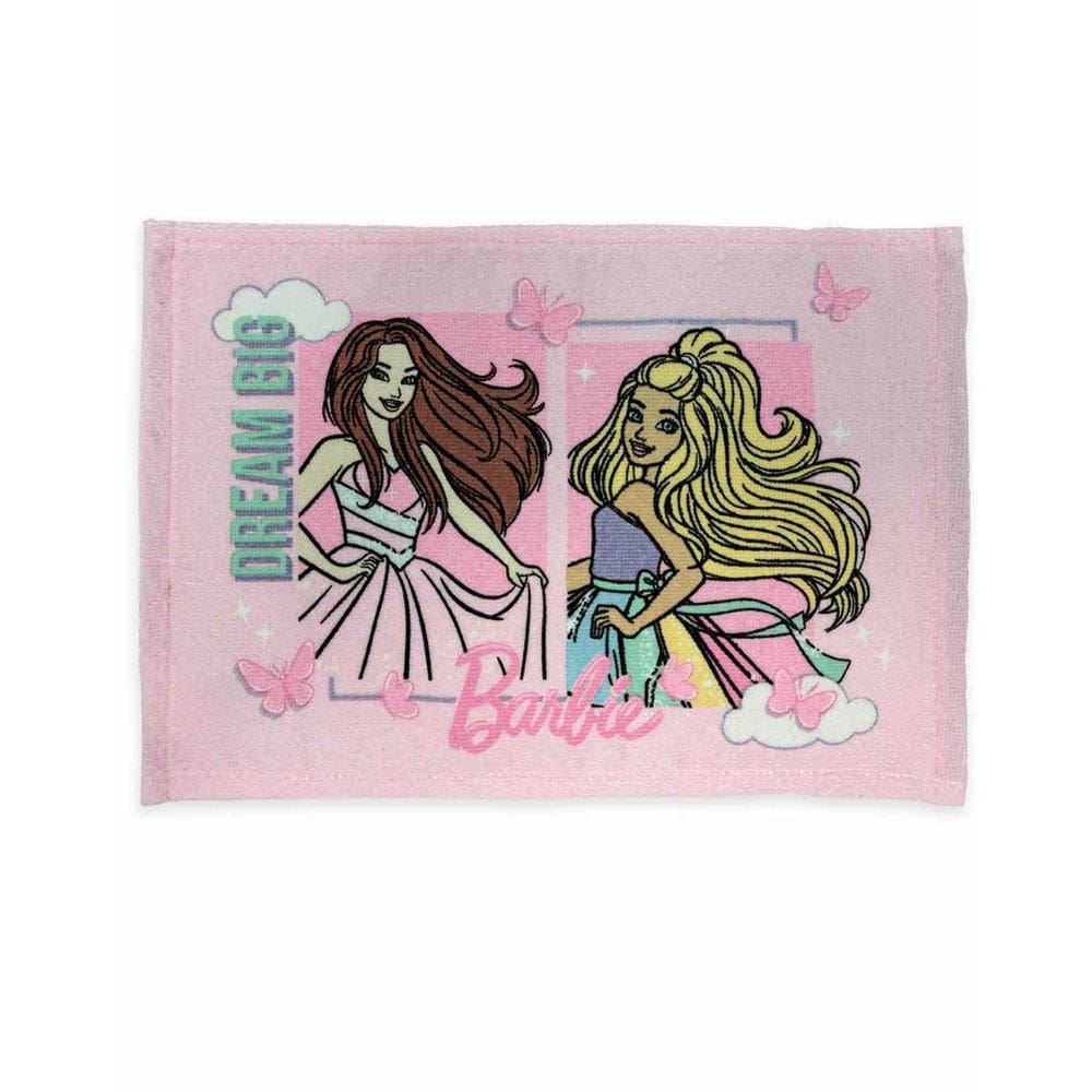 Toalha de Lancheira Infantil Estampada Barbie 28x40cm Lepper - Toque Macio, Secagem Rápida e Alta Durabilidade
