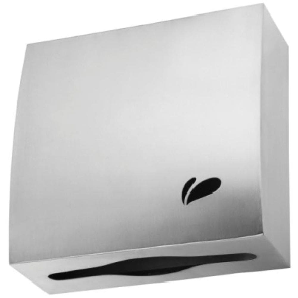 Toalheiro Inox Escovado Noble Papel Toalha Folhas Biovis