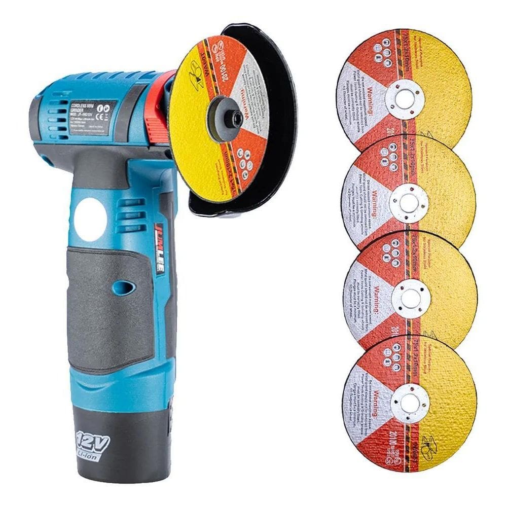2X Esmerilhadeira Portatil Lixadeira Serra Sem Fio Corte Fer