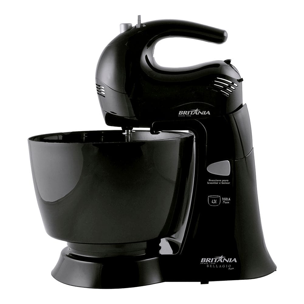 Batedeira Britânia Bellagio Maxx Preta 200W