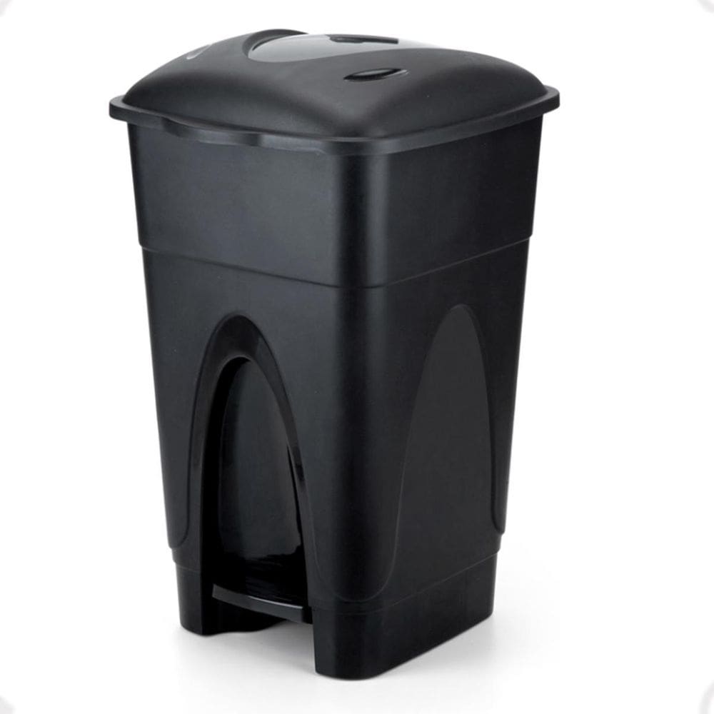 Lixeira Cesto Com Pedal 65L Lixo Residência Bar Jardim Casa