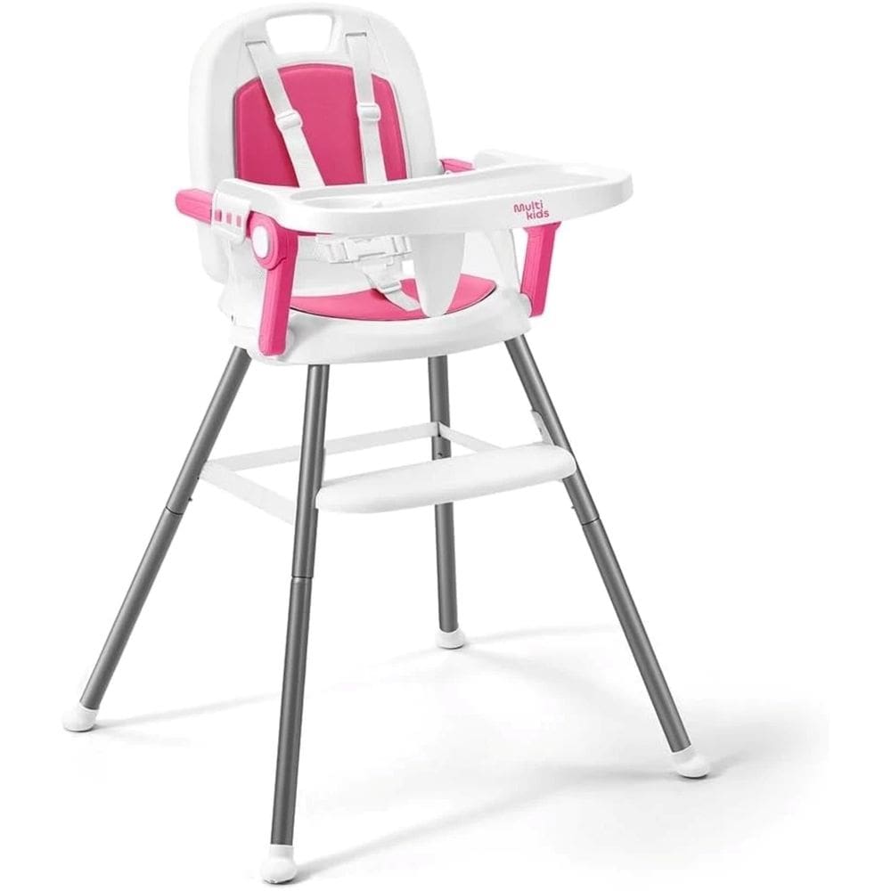 Cadeira de Alimentação 3 em 1 Berry Multikids - Rosa