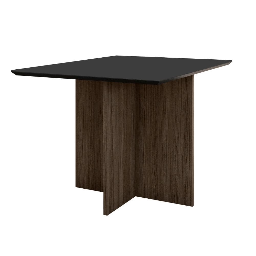 Mesa de Jantar Retangular Tampo Chanfrado sem vidro 120cm Helo Poliman Moveis