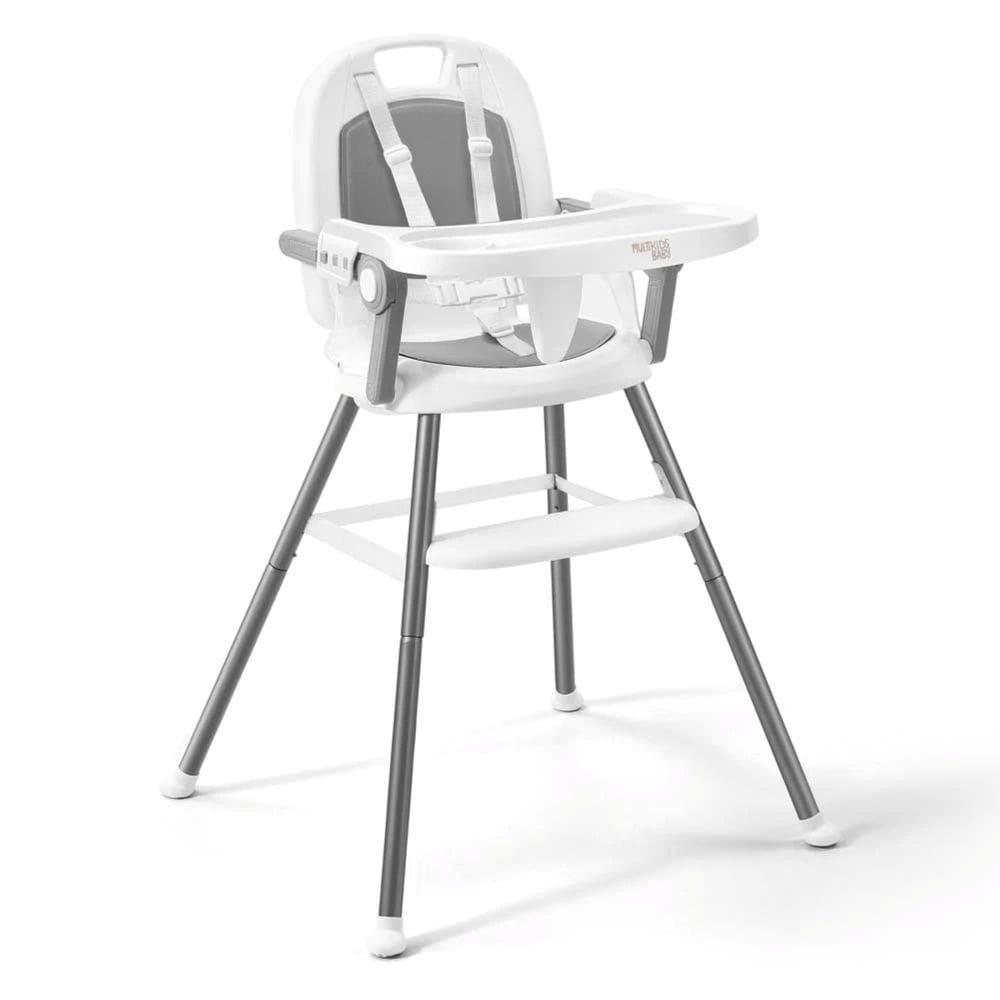 Cadeira de Alimentação Multikids 3 em 1 Berry - Cinza