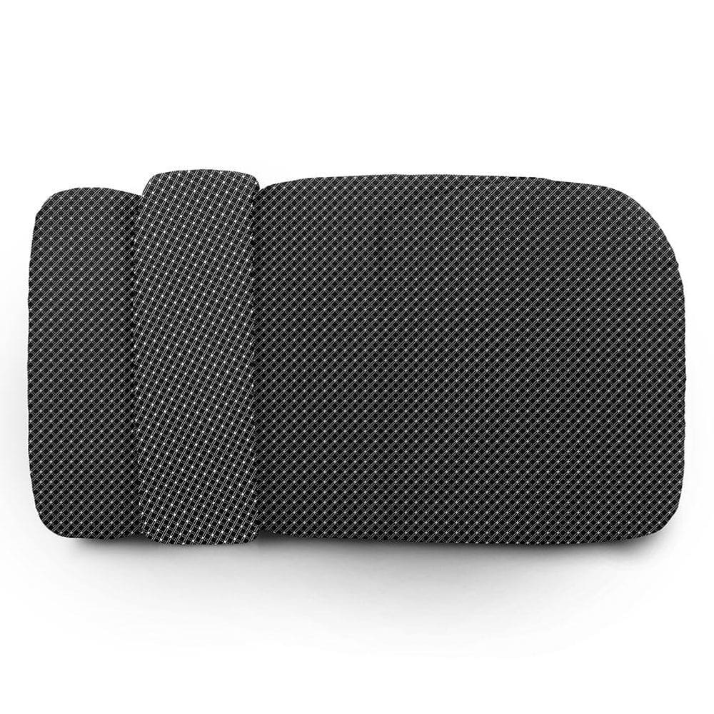 Edredom Solteiro Altenburg Toque Acetinado  Slim Preto