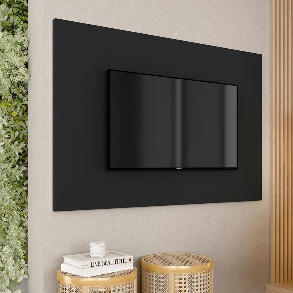 Painel Suspenso Para Tv 32” Quebec Preto Fosco - M.a