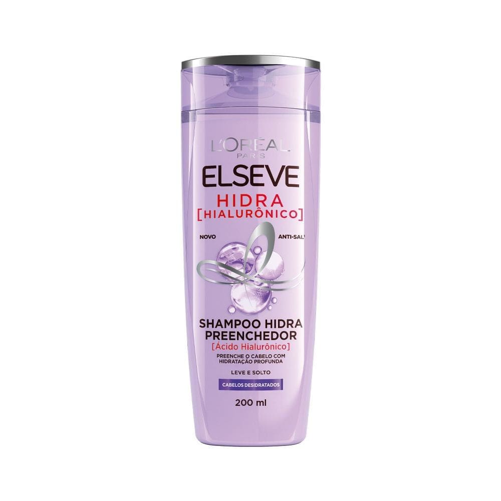 Shampoo Preenchedor Elseve Hidra Hialurônico 200ml