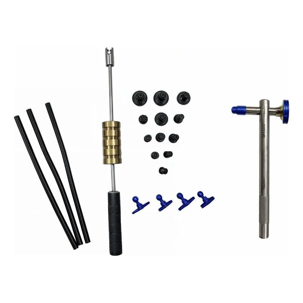 2X Repuxadeira Pesada Martelinho Ouro+Ventosa+Martelinho Alu