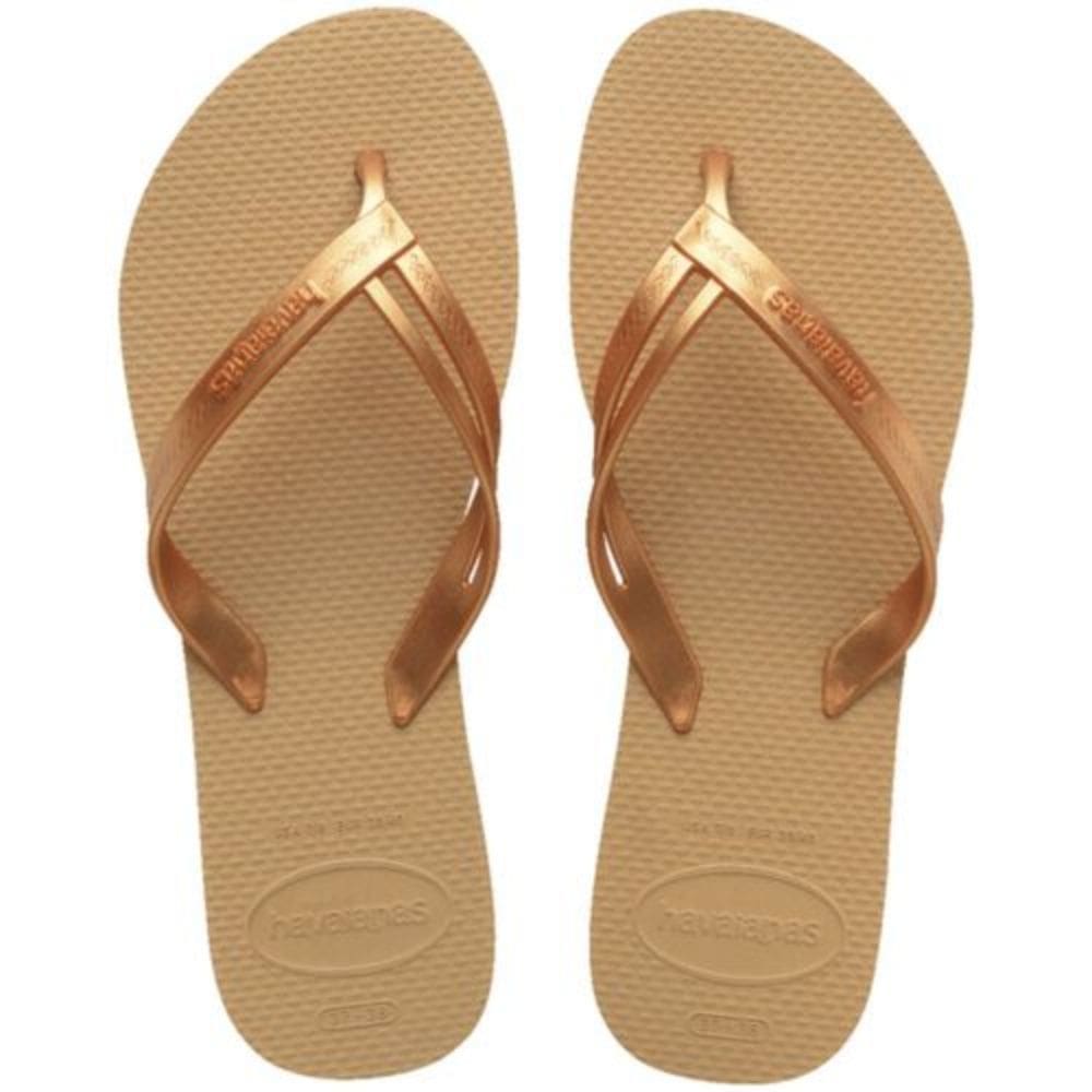Sandálina Havaianas Elegance Dourado Tamanho 37/38