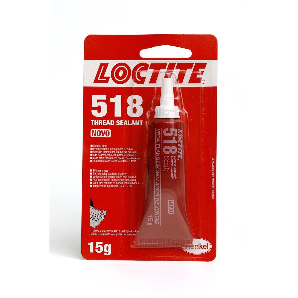 Adesivo Loctite 518 Veda Flange Anaeróbico Médio Torque 15G