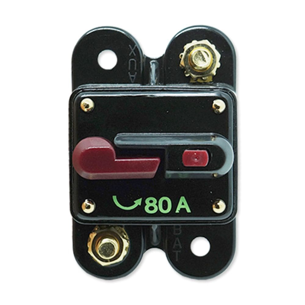 Disjuntor Automotivo 80A Proteção Som Bateria Resetável Liga Desliga