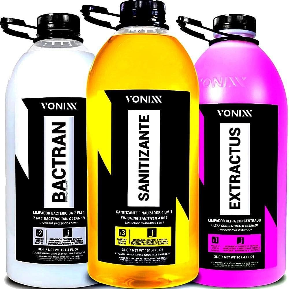 Kit Sistema Vsc Bactran, Extractus E Sanitizante 3L Vonixx