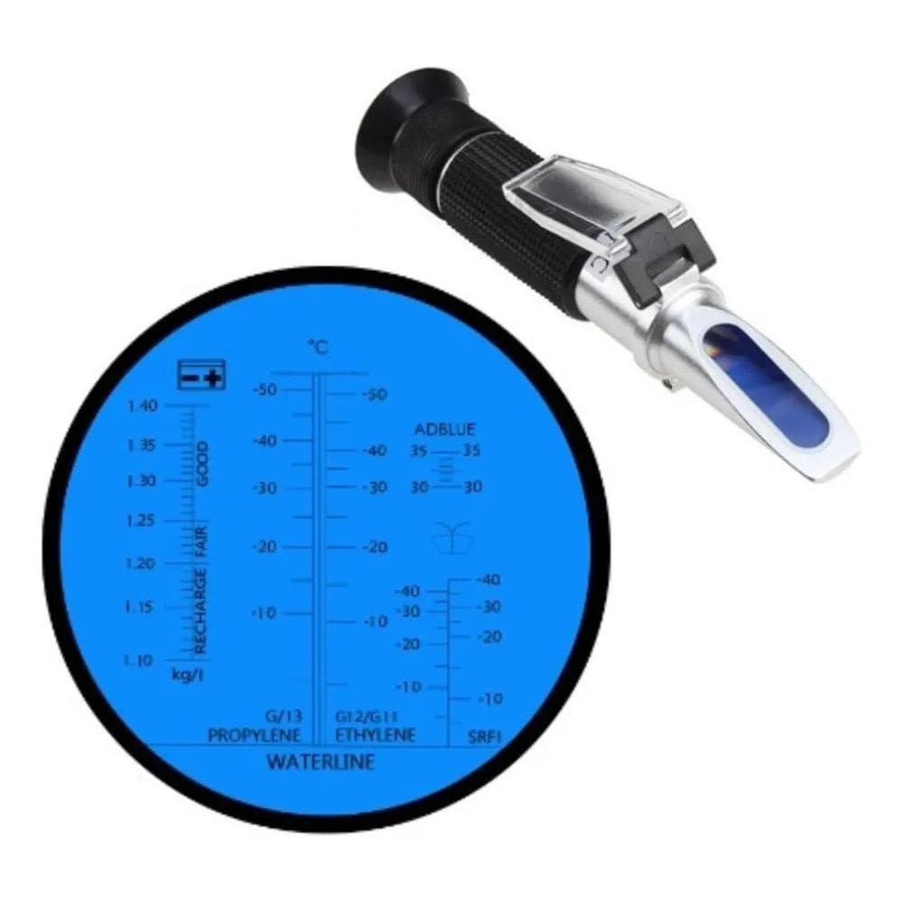 2X Refratômetro Arla 32 Uréia Refrigerante 5 Em 1