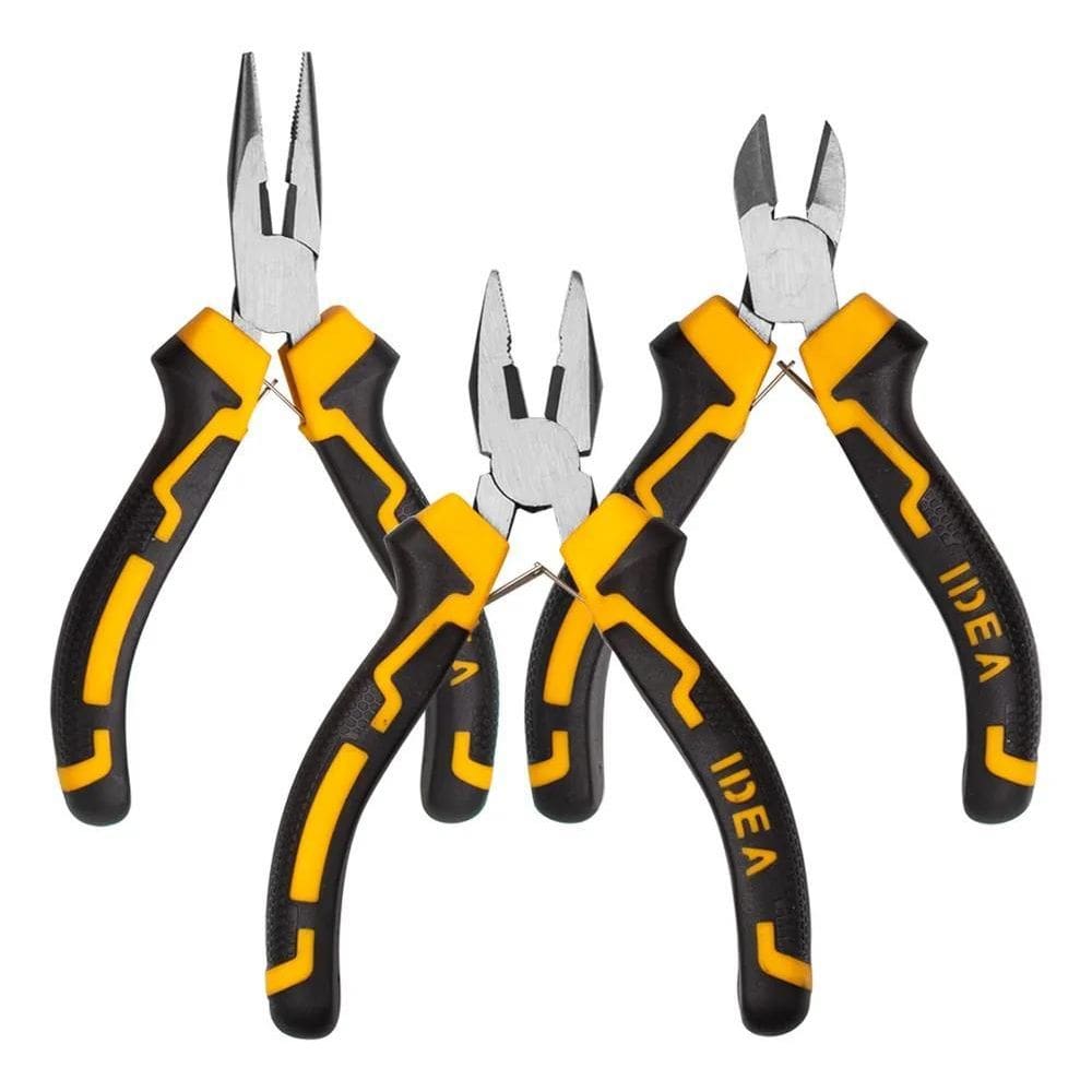 2X Kit Mini Alicates Bijuterias Artesanatos Informática Arte