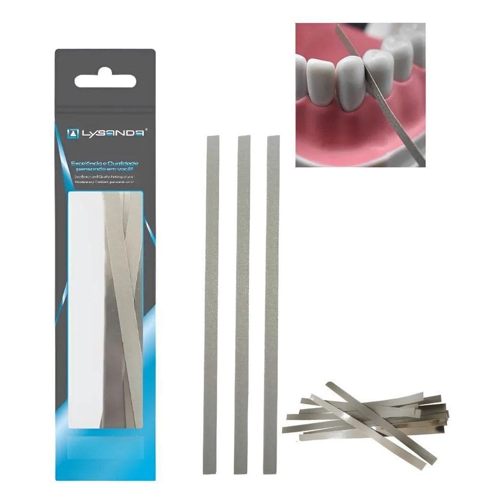 2X Tira Lixa Abrasiva Aço Inox 6Mm Com 12 Unidades