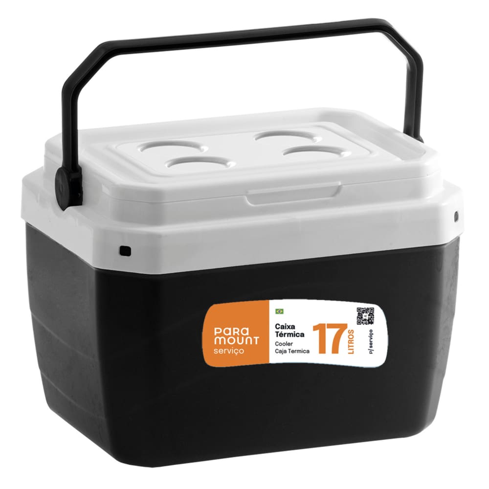 Caixa Térmica 17L Preta 915 Paramount