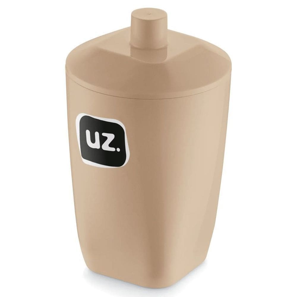 Porta Algodao Premium Branco Metalizado De Plastico