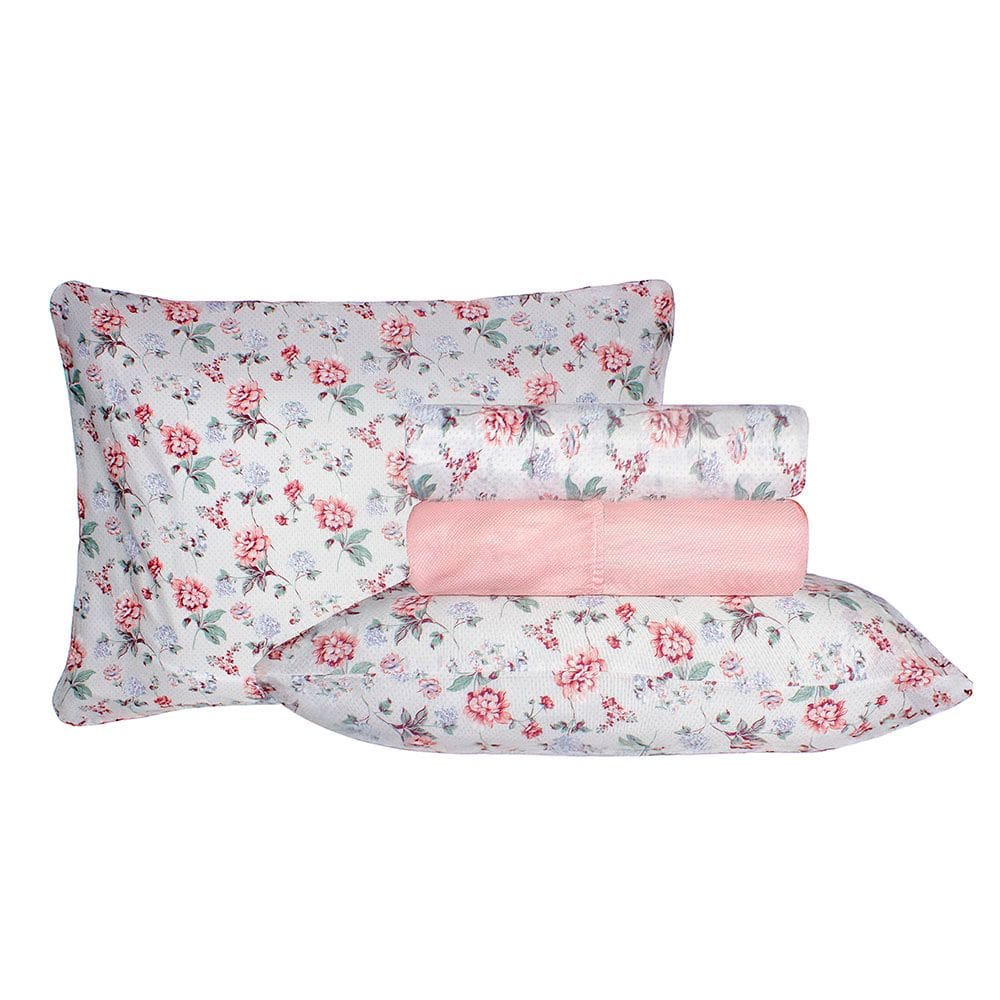 Jogo de Cama Duplo Queen 4 peças 140 Fios 250x240cm Catarina Realce Premium - Sultan