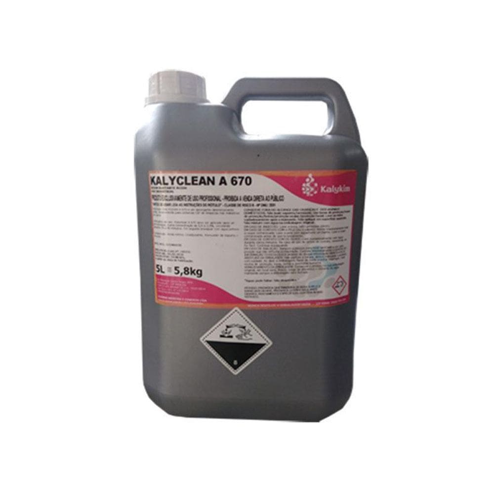 Kalyclean A670 - 5 L - Passivação De Equipamentos