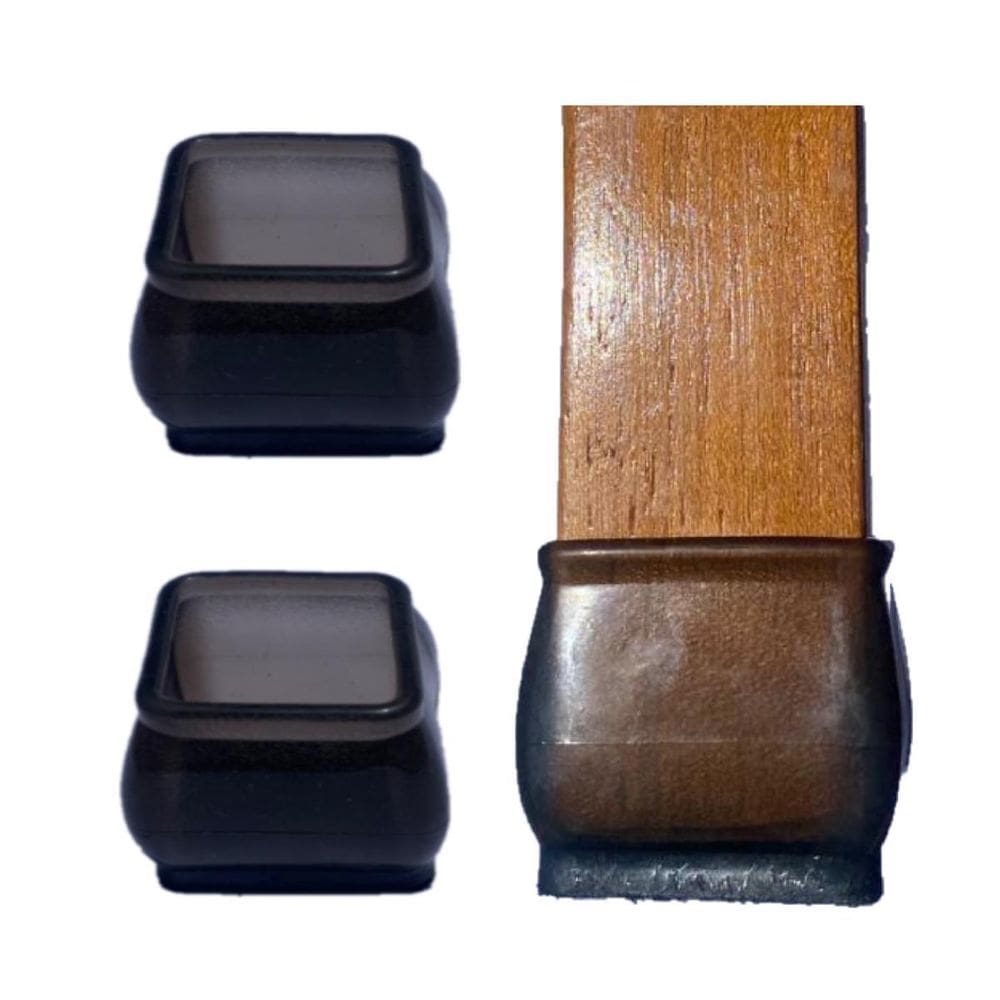 Kit 32 Pezinho Quadrado Feltro Moveis Cadeira Látex