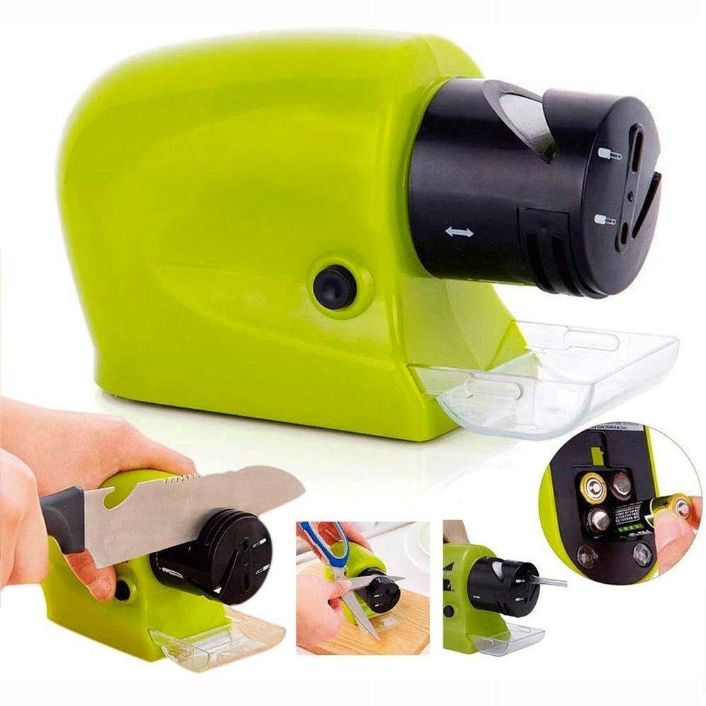 Amolador Elétrico Portátil Ideal Para Facas De Cozinha