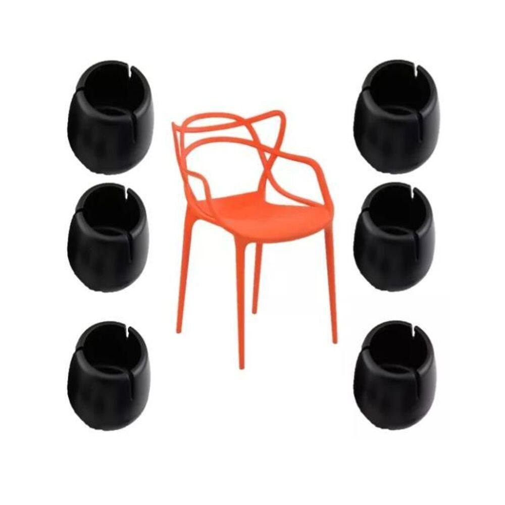 Protetor Silicone Para Casa Pé Cadeira Kit 8 Pcs Feltro