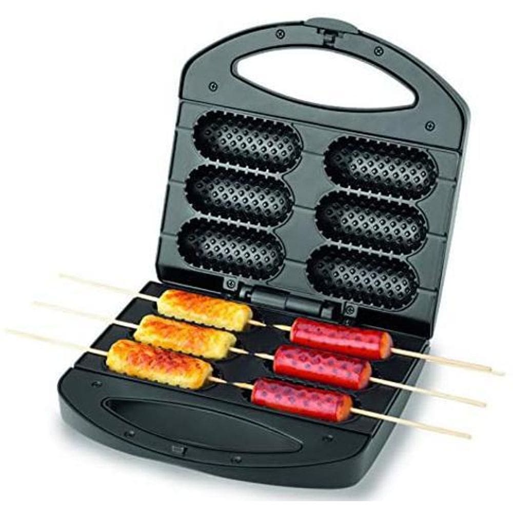 Crepeira Elétrica Mondial Pratic 6 Crepes E Hot Dog Cp-01
