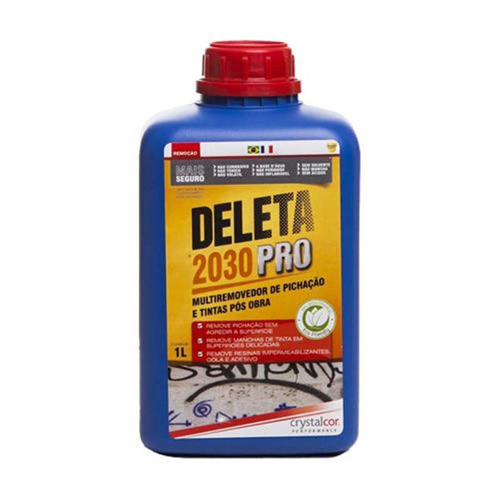 Deleta 2030 PRO Removedor Pichação Tinta1Lt Performance Eco
