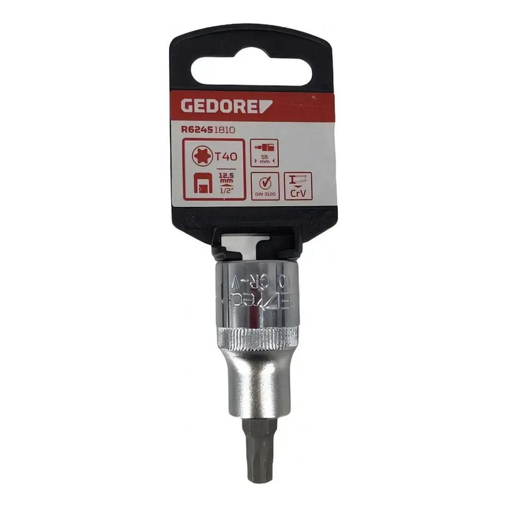 2X Chave Soquete 1/2 Torx T40 - Gedore Red