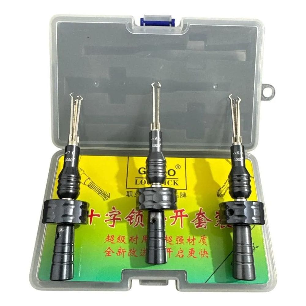 2X Kit Chave Micha Tetra Goso Chaveiro