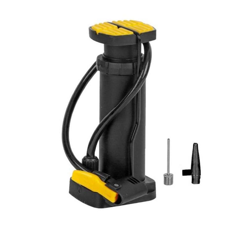 Bomba De Ar Com Pedal 02 Bicos Para Bolas Pneus E Infláveis