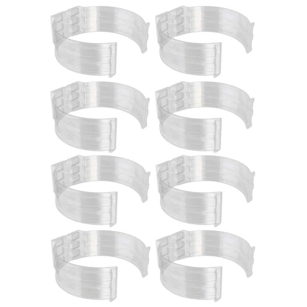 Kit 8 Abraçadeira Impacto Para Cano Tubo 100Mm 4`` Incolor