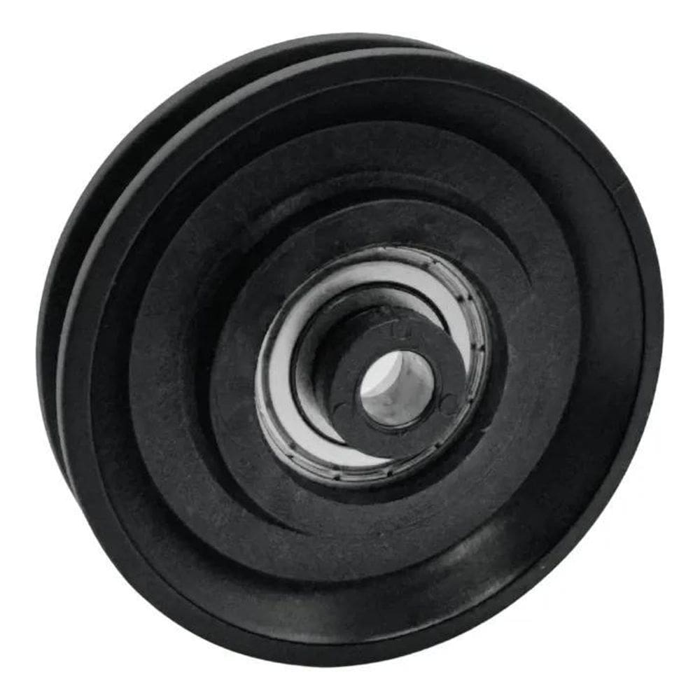 2X Kit 3 Roldanas Com Rolamento 90Mm Para Aparelhos Academia