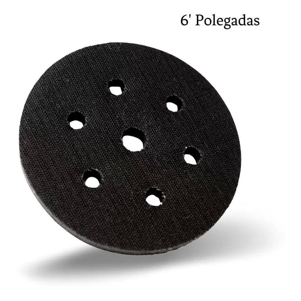 2X Disco Roquite Redutor De Impacto Interface Hookit 6 Poleg