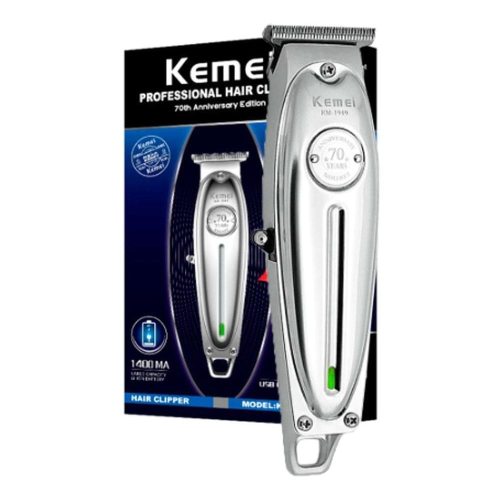 Máquina De Cortar Cabelo Acabamento Kemei 1949