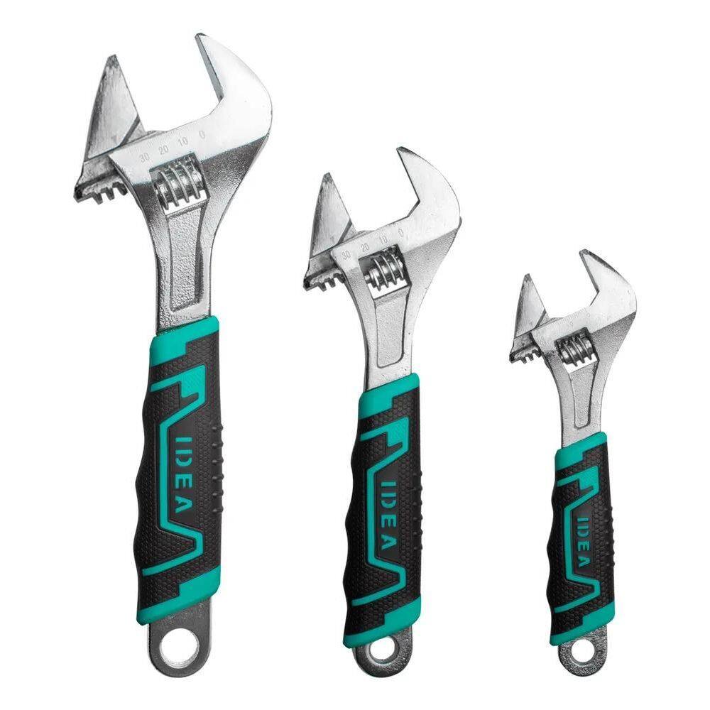 2X Kit Jogo Chaves Inglesa Boca Ajustável Regulagem Universa