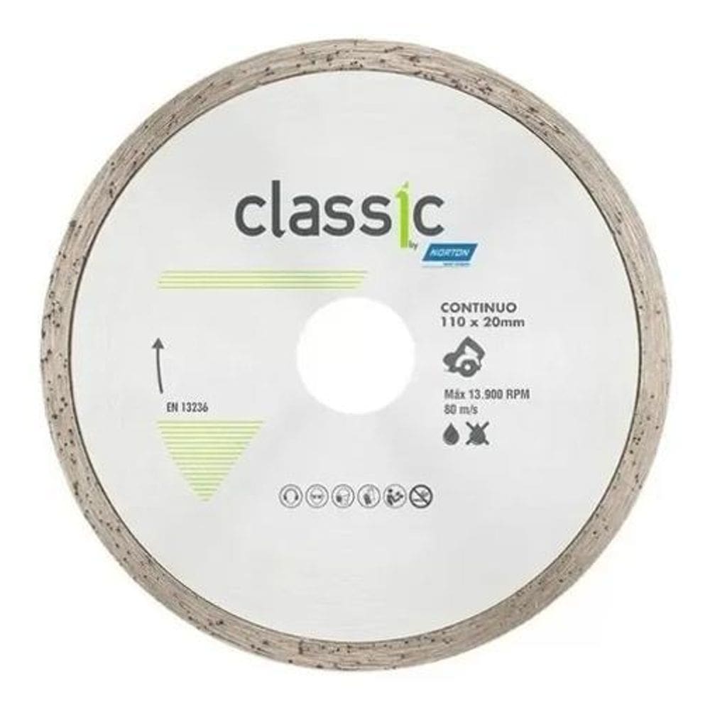 Disco Diamantado Classic Continuo 230X22,23Mm 9P Norton