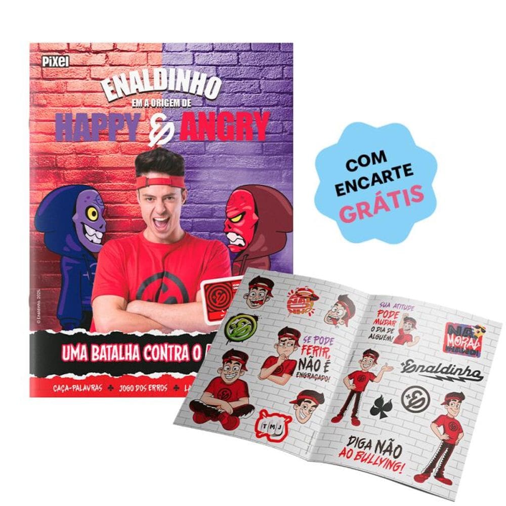 Enaldinho em ”A origem de Happy & Angry”: Uma batalha contra o bullying