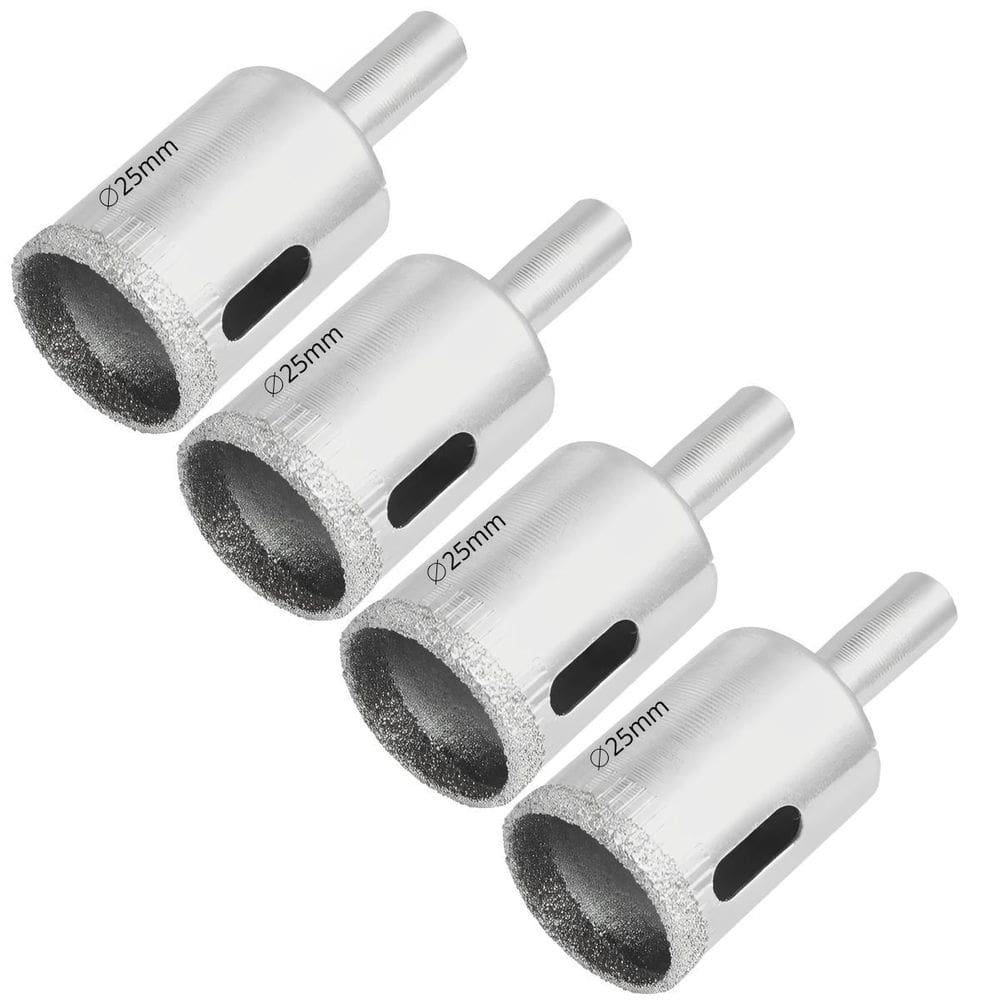 Serra Copo Diamantada 25Mm Porcelanato Vidro Mármore 04 Un