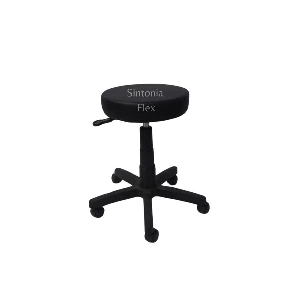 Cadeira Mocho Sem Encosto Regulagem Altura Rodízio Corano