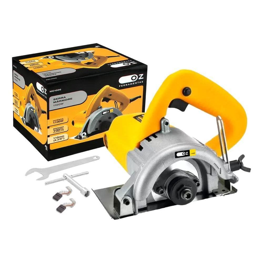 2X Serra Mármore 4.3/8 Pol 110Mm 1100W Mc1000 Oz