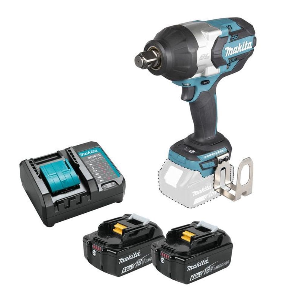 Chave Impacto 3/4 Makita 18V Dtw1001Z + 2Bat 6A E Carreg
